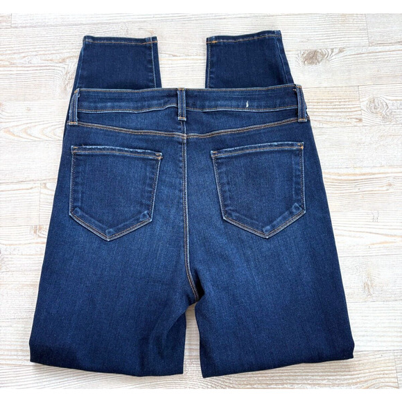 L'Agence Margot High Rise Skinny Ankle Jeans | Baltic Dark Wash 27 - Picture 4 of 7